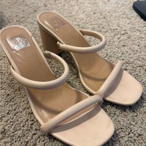 Dolce Vita Cream Strappy Heels